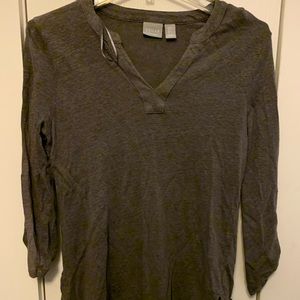 100% linen kenar tunic shirt
